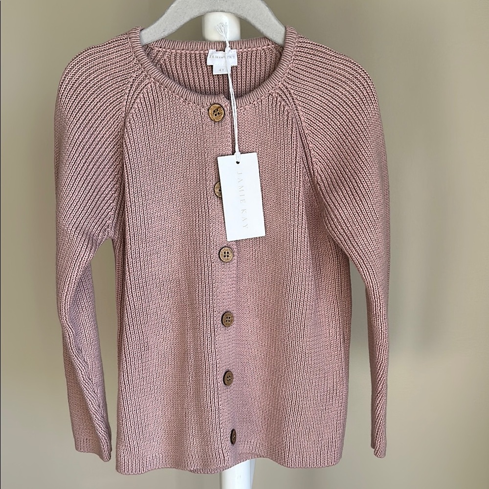 ✨NEW Jamie Kay Rib Cardigan 4Y - Picture 1 of 11
